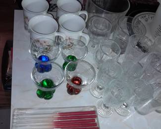 Colored Mini Glass Set