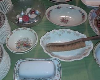 Assorted China, Crystal, Bowls, & Servingware