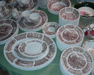 MASSIVE Fair Winds "The Friendship Of Salem" China Set