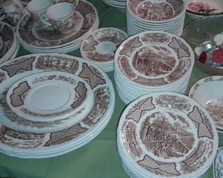 MASSIVE Fair Winds "The Friendship Of Salem" China Set
