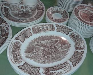 MASSIVE Fair Winds "The Friendship Of Salem" China Set