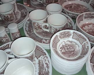 MASSIVE Fair Winds "The Friendship Of Salem" China Set