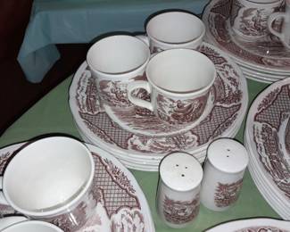 MASSIVE Fair Winds "The Friendship Of Salem" China Set