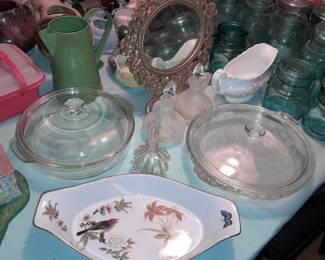 Assorted China, Crystal, Bowls, & Servingware