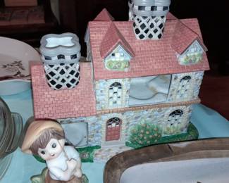 Porcelain Light-Up House