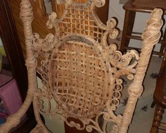 Ornate Wicker Chair