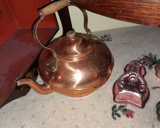 Copper Tea Kettle & Baking Pan