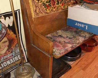 Wooden Church Pew Bench