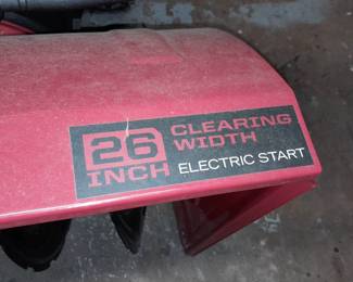 Craftsman Snowblower (Zero Turn, 26 Inch Clearing Width, Electric Start, 4 Way Chute Control)