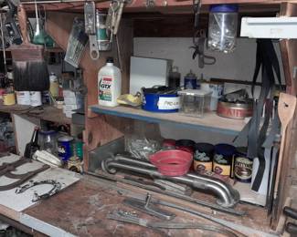 Assorted Garage Contents (Tools, Parts, Etc.)