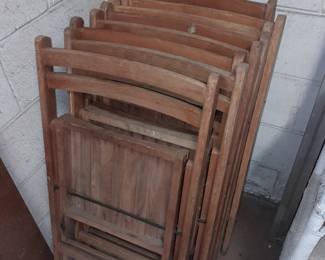 Folding Wooden Chairs