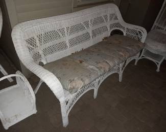 Wicker Couch