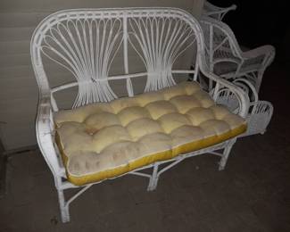 Wicker Loveseat