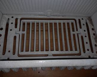 Antique Cast Iron Fireplace Insert