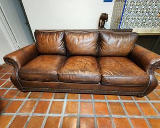 leather sofa
