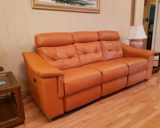 Elran Leather Sofa