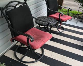 Outdoor furniture, more than pictured