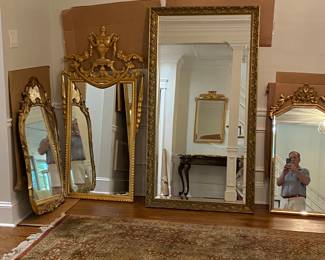 Several decorative mirrors from $200-$300