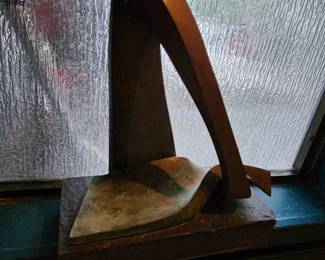 mixed metals art sculpture