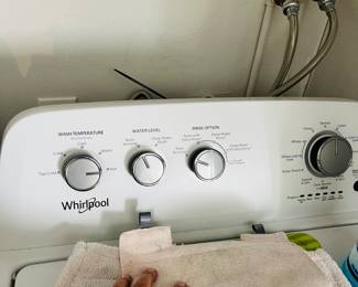 Whirlpool washer and dryer—look new!