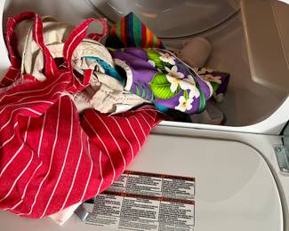 Washing all the linens. You’re welcome!