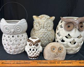 Decorative owls