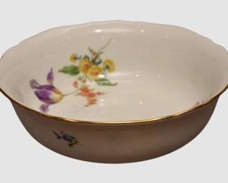 52. Meissen Porcelain Floral Pattern Bowl