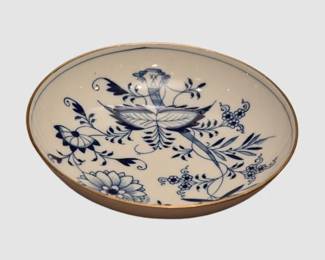 84. Meissen Blue Onion Bowl