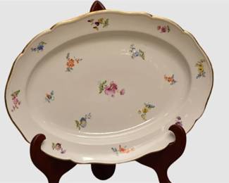 96. Meissen Floral Platter