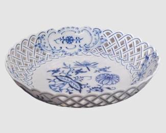 101. Meissen Blue Onion Bowl
