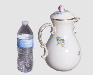 118. Meissen Floral Pattern Coffee Pot
