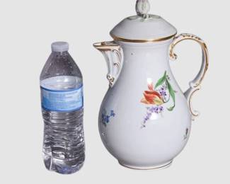 119. Meissen Floral Pattern Coffee Pot