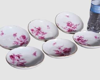 144. Six 6 Meissen Porcelain Bowls
