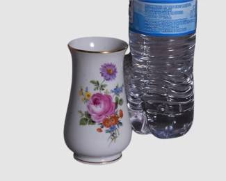 145. Meissen Floral Pattern Vase