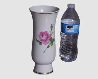 149. Meissen Pink Rose Vase