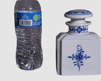 153. Meissen Porcelain Tea Tin