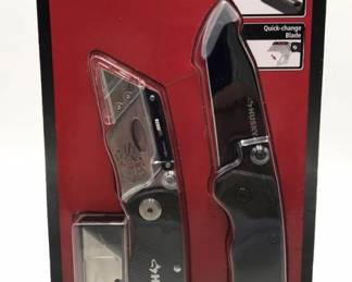 NEW 2pk Husky Utility and Sporting Knife
