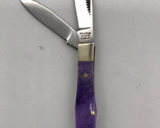 purple handle small pocket knife