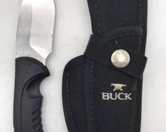 Buck knife with holster sheath