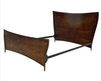 Lane woven metal bed