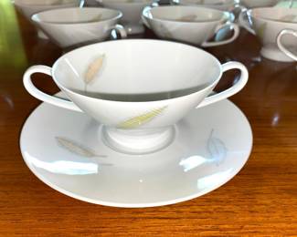 Raymond Loewy for Rosenthal “Bunte Blatter” colored leaves 