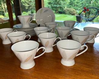 Raymond Loewy for Rosenthal “Bunte Blatter” colored leaves 