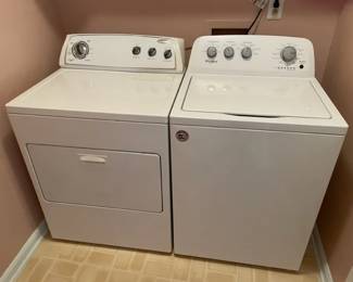 Whirlpool washer and dryer