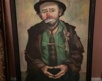 Emmett Kelly by Marjorie Edwards