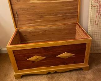 Handmade cedar chest