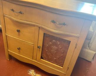 Vintage oak wash stand 