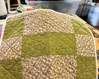 Handmade quilted placemats 