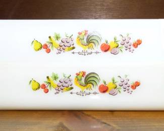 Fire King Rooster & Fruit