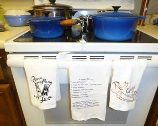 Enameled Cast Iron Cookware, Revere Ware Copper Bottom Pot