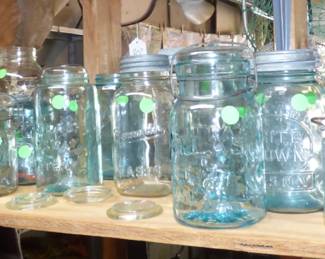 Vintage Canning Jars of all kinds